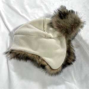 Baby Gap Fur Trapper Hat Size M/L (NWOT)